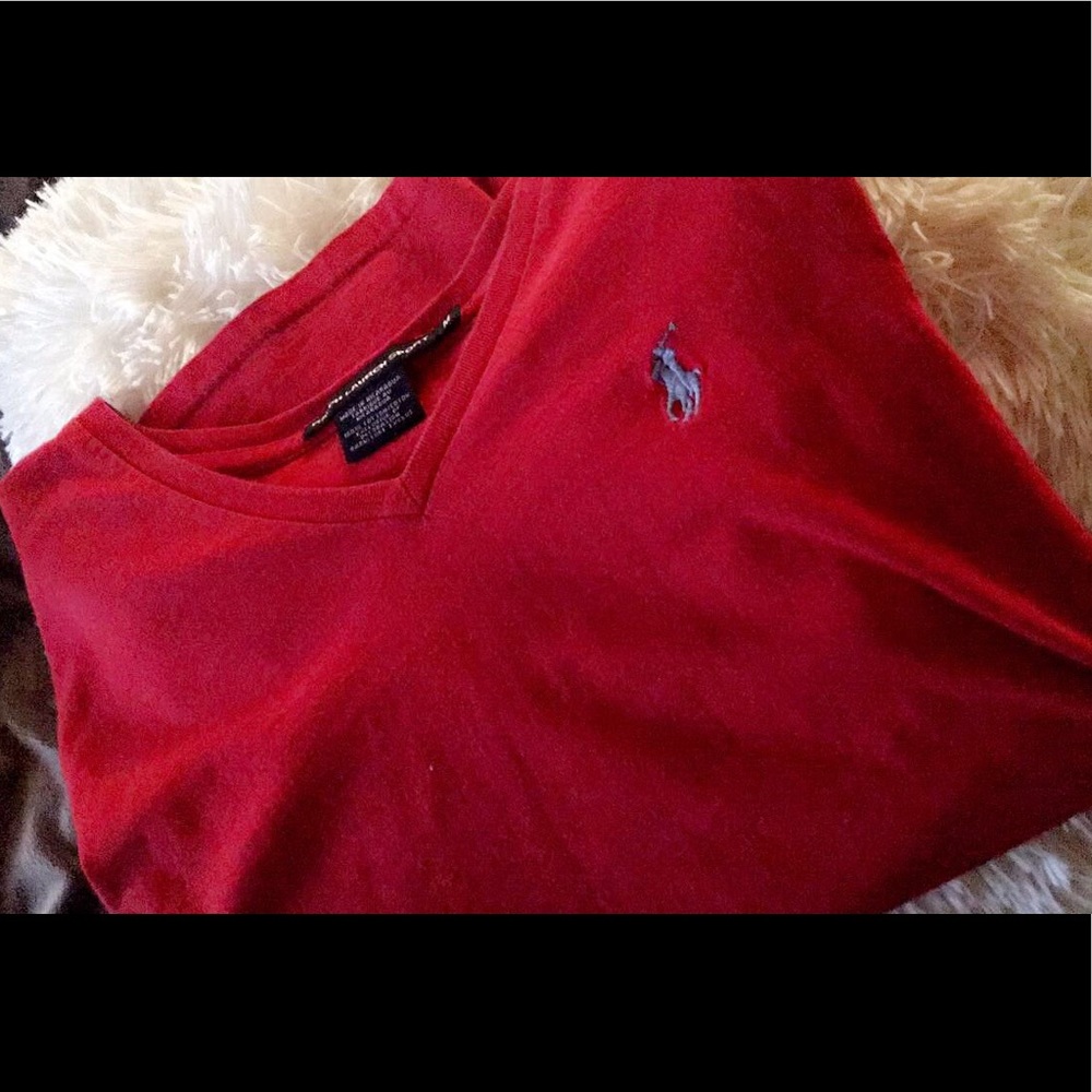 Red Ralph Lauren T-shirt
